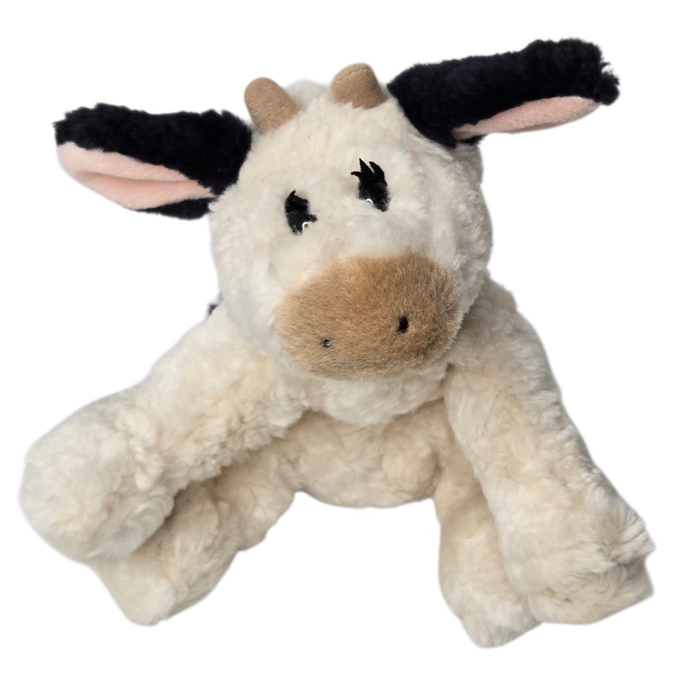 Gund Milkshake Cow Plush‎ 8" Floppy Whimsical Cute Farm Animal Cream Toy